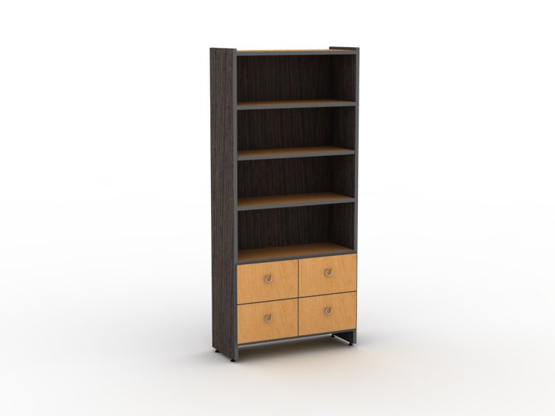 librero-h220-100.3-x-40-cm-con-4-gavetas-archivadoras