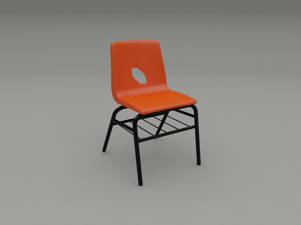silla-escolar-de-maestro-concha-plastica-color-naranja-con-parrilla