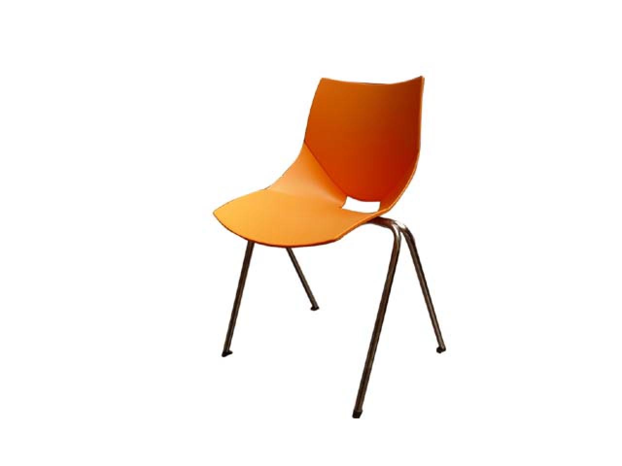 silla-shell-naranja