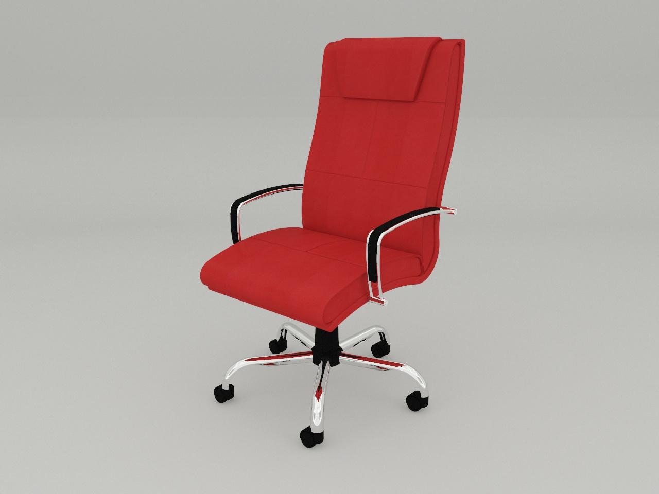 sillon-ejecutivo-bm90-rojo-green-leather